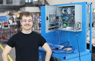 Get to Know Dom Ellis, Electro-Mechanical Technology and Automation Systems Technology Student