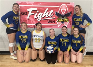 Talons Women's Volleyball Season Ends with a Win